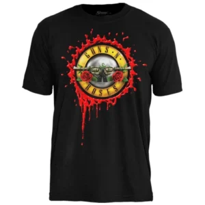 Camiseta Guns N Roses GN R Bloody Bullet.