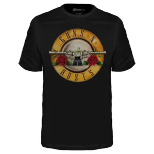 Camiseta Infantil Guns N' Roses Bullet Logo