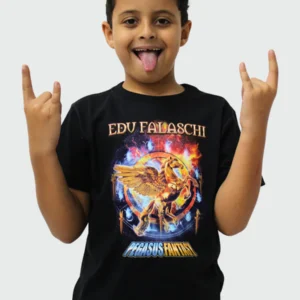 Camiseta Manga Curta Infantil Edu Falaschi Pegasus