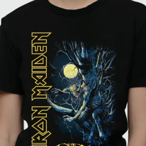 Camiseta Manga Curta Iron Maiden Fear Of The Dark