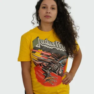 Camiseta Manga Curta Judas Priest Screaming For Vengeance
