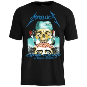 Camiseta Metallica Crash Course In Brain Surgery