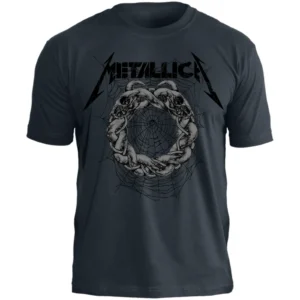 Camiseta Metallica Snake Ring DK Grey.