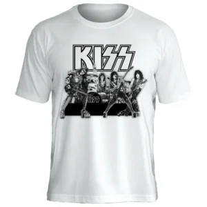 Camiseta kiss Photo Band