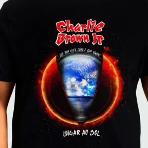 Camiseta Manga Curta Charlie Brown Jr. Lugar Ao Sol