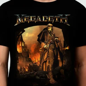 Camiseta Manga Curta Megadeth The Sick The Dying And the Dead