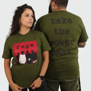 Camiseta Manga Curta Rage Against The Machine Take The Power Back