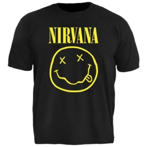 Camiseta Plus Size Nirvana Smiley