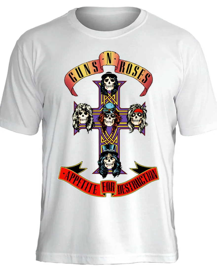 Camiseta Guns N' Roses Appetite For Destruction