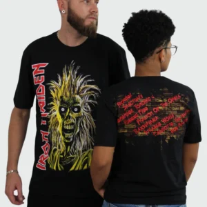 Camiseta Manga Curta Iron Maiden 1980