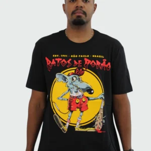 Camiseta Manga Curta Ratos De Porão Mickey Pirata