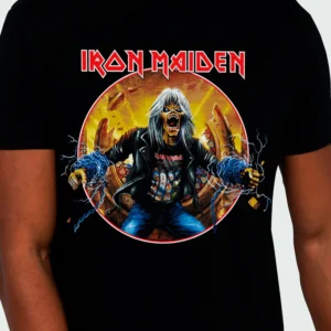 Camiseta Manga Curta Iron Maiden Eddie Legacy
