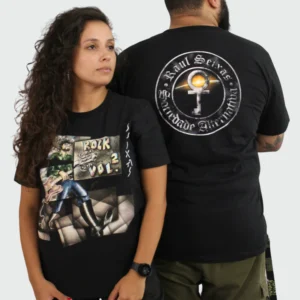 Camiseta Manga Curta Raul Seixas Rock Vol. 2