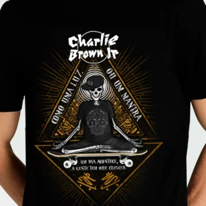 Camiseta Manga Curta Charlie Brown Jr. Como Uma Luz Ou Um Mantra