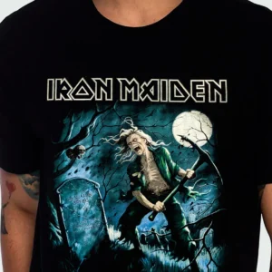 Camiseta Manga Curta Iron Maiden Benjamin