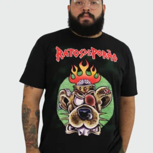 Camiseta Manga Curta Ratos De Porão Verí­ssimo