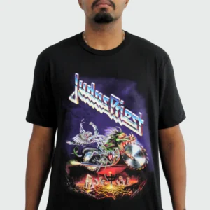 Camiseta Manga Curta Judas Priest Painkiller
