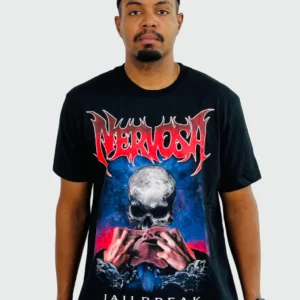 Camiseta Manga Curta Nervosa Jailbreak