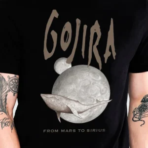 Camiseta Manga Curta Gojira From Mars To Sirius